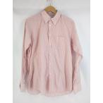 ショッピングINDIVIDUALIZED INDIVIDUALIZED SHIRTS インディビジュアライズドシャツ ピンク ストライプ ボタンダウンシャツ 16H-34サイズ