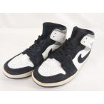 NIKE ナイキ AIR JORDAN 1 MID SE PURPLE エアジョーダン 852542-105 スニーカー ホワイト/パープル/ブラック メンズ 26.5cm