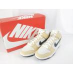 ショッピングダンク 未使用品/黒タグ付き/NIKE W DUNK HIGH PRM MF Sesame ナイキ ダンク ハイ プレミアム セサミ ベージュ DX2044-101 27.5cm