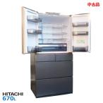 б/у * установка включая Hitachi 670L 2023 год производства 6 дверь рефрижератор рефрижератор R-GXCC67T(H) вибрация mauve kre- French дверь ( двустворчатая дверь ) рефрижератор камера имеется IoT бытовая техника 