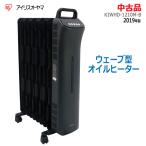  б/у хороший товар Iris o-yama wave type масляный нагреватель KIWHD-1210M-B 2019 год производства черный максимальный 8 татами A
