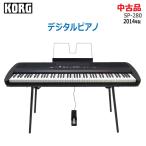 [ б/у ]0 немедленная уплата 0 KORG цифровой фортепьяно SP-280-BK черный 2014 год производства электронное пианино пюпитр * педаль имеется NH клавиатура 88 ключ DIGITAL PIANO * обычный 2 предприятие дней в течение отправка *