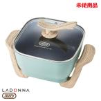  б/у не использовался товар LADONNA Toffy compact мульти- электрический кастрюля K-HP3-PA бледный aqua один человек жизнь 2~3 человек для 