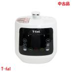 中古 良品 T-fal ラクラ・クッカー 3.0L CY3511JP 2022年発売モデル ホワイト コンパクト電気圧力鍋 炊飯器 圧力調理