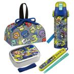 スプラトゥーン３ お買得４点セット アルミお弁当箱 370ml 箸＆箸箱 巾着 水筒580ml