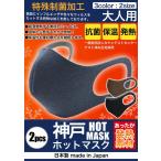 ホットマスク 洗えるマスク 日本製 温感マスク 長期抗菌継続 大きめ 普通サイズ 男女兼用 吸湿発熱 あったかマスク 2枚入 暖かいマスク 送料無料