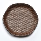 天香茶行 籐編六角茶托（長95×幅90×