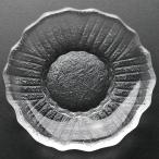 玻璃茶托（蓮花） 径88×高17mm ガラ