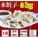 ショッピング餃子 試し3点セット 送料無料 中華物産 水餃子 お好みセット 1kg×3点 餃子 　白菜水餃子　芹菜水餃子　三鮮水餃子　韮菜水餃子　海老韮入り水餃子　ギョウザ　