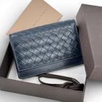 Bottega Veneta сетка темно-синий футляр для карточек 