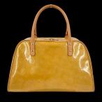 ショッピングヴェルニ LOUIS VUITTON モノグラム ヴェルニ イエロー トンプキンス・スクエア M91102 ハンドバッグ