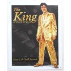 Elvis Gold Lame Suit ★ Tin Signs（ブリキ看板）【並行輸入品】