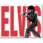 Elvis - Leather ★ Tin Signs（ブリキ看板）【並行輸入品】
