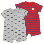 カーターズ Carter's 半袖ショートオール 2点セット 髭