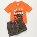 ショッピングカーターズ カーターズ Carter's キッズラッシュガード水着 Tシャツ半袖タイプスイムウェア・スイムパンツ 上下セット LATER GATOR ワニ