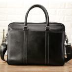 TIDINGビジネスバッグ本革メンズブリーフケース両面も正面14PCA4対...