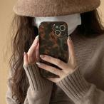 iPhone17 iPhone16 iPhone15 ケース 韓国 スマホケース iPhone14 ケース iPhone 16 15 14 13 pro  12 11 pro max iPhone13 ケース ヒョウ柄 レオパード べっ甲