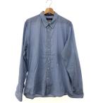 ショッピングハイドロゲン HYDROGEN ハイドロゲン ストライプ長袖 シャツ  L  ブルー  メンズ  トップス