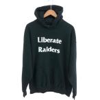 ショッピングロンハーマン RON HERMAN リべレイダース×ロンハーマン プルオーバーパーカー  サイズ:M コットン/ポリエステル    ブラック メンズ