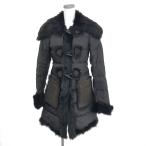 ショッピングPRADA PRADA プラダ  ダウンコート  サイズ:38  ブラウン  レディース  アウター シープファー　トグル