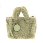 ショッピングサマンサタバサ Samantha Thavasa サマンサタバサ  2WAYハンドバッグ 良好  グリーン ボア  レディース 多機能 bag 鞄