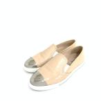 miumiu ミュウミュウ シューズ  表記サイズ:37 1/2 エナメル    ベージュ レディース
