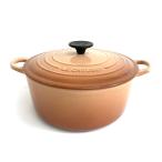 LE CREUSET ルクルーゼ コットロンド/24cm   カプチーノ(レアカラー)