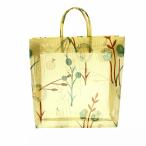 miumiu ミュウミュウ  トートバッグ   イエロー メッシュ ボタニカル柄 ヴィンテージ レディース bag  鞄