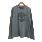 ショッピングハイドロゲン HYDROGEN ハイドロゲン 半袖カットソー 良好 サイズ:XL ラメスカル/コットン×ポリエステル    グレー メンズ