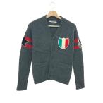 ショッピングハイドロゲン HYDROGEN ハイドロゲン ワッペンカーディガン  サイズ:XS     グレー メンズ