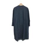 prit プリット 6ozデニムスタンドカラーワイドシャツワンピース 良好 サイズ表記なし prit    ネイビー レディース
