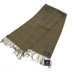 POLO RALPH LAUREN ポロラルフローレン マフラー 未使用品  チェック柄/ロゴ刺繍    ブラウン ユニセックス