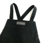  Dean & Dell -kaDEAN &amp; DELUCA фартук прекрасный товар Logo / хлопок черный унисекс 