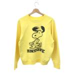 ショッピングロンハーマン RON HERMAN ロンハーマン スウェット/ピーナッツコラボ 良好 サイズ:S スヌーピー    イエロー レディース