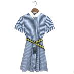 POLO RALPH LAUREN ポロラルフローレン シャツワンピース 未使用品 サイズ:16 スモールポニー/ストライプ    ホワイト/ブルー キッズ