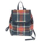 ショッピングキャス Cath Kidston キャスキッドソン リュック   チェック柄/PVC    ネイビー レディース