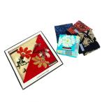 JUNKO KOSHINO Jun ko Koshino носовой платок 6 листов не использовался товар цветочный принт / хлопок многоцветный женский 