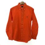 POLO RALPH LAUREN ポロラルフローレン 長袖ボタンダウンシャツ 未使用品 サイズ:S  クラシックフィット   オレンジ メンズ