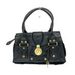 FRANCESCO BIASIA フランチェスコビアジア トートバッグ   FBロゴ スタッズ キー スエード×レザー    ブラック レディース