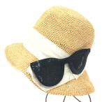 ANTEPRIMA アンテプリマ ラフィアハット 麦わら帽子  S-M     ベージュ レディース