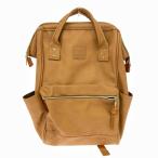 anello アネロ リュック 良好  ワイドオープン/PVC/キャメル     レディース