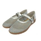 ショッピングミネトンカ minnetonka ミネトンカ メッシュフラットシューズ 良好 表記サイズ:表記なし     シルバーカラー レディース