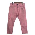 BURBERRY BLACK LABEL バーバリーブラックレーベル パンツ 良好 サイズ:76 革パッチ/コットン    ピンク メンズ