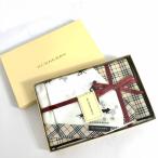 BURBERRY LONDON Burberry London носовой платок 2 шт. комплект как новый noba проверка / собака рисунок белый женский 