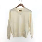 FALCONERI ファルコネーリ ファルコネーリ/Vネックプルオーバー 良好 サイズ:M カシミヤ95％/セーター    ベージュ レディース