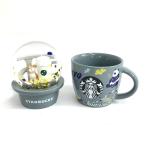 STARBUCKS スターバックス スノードーム 美品  コレクタブルスノーグローブ&マグカップ東京    グレー