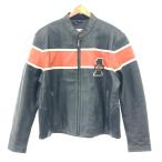 ショッピングハーレーダビッドソン HARLEY DAVIDSON ハーレーダビッドソン シングル レザージャケット  サイズ:XL  ブラック  メンズ  革ジャン アウター
