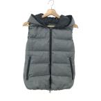 ショッピングduvetica DUVETICA デュベティカ FEBEDUE フーディダウンベスト 良好 サイズ:38  グレー ダウン レディース  アウター