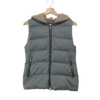 ショッピングduvetica DUVETICA デュベティカ FEBEDUE フーディダウンベスト 良好 サイズ:40  グレー ダウン レディース  アウター