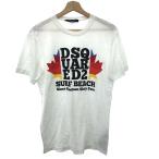 ショッピングディースクエアード Dsquared2 ディースクエアード 半袖カットソー  サイズ:S     ホワイト メンズ